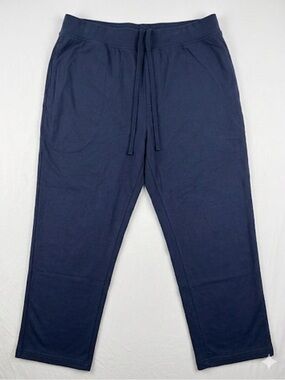 Men's Navy Straight Leg Towel Lining Inside, Deep Pockets